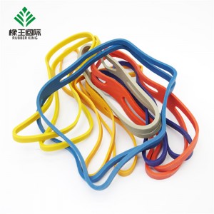 Manufacturers custom color solid color high elasticity, safe and environmentally friendly natural rubber bands for travel