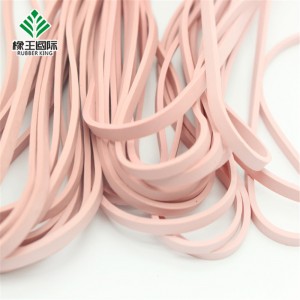 Factory customized color high elasticity durable anti-static rubber band for electronics factory
